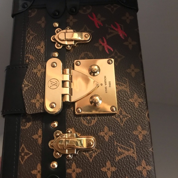 SOLD Louis Vuitton Petite Malle Bag Clutch - Picture 6 of 8